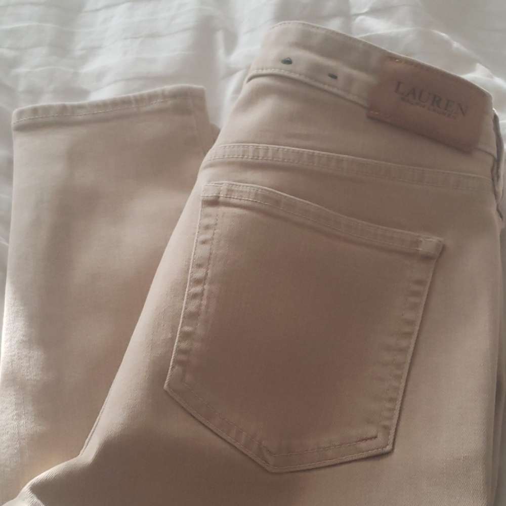 Tan Ralph Lauren Jean's size 8